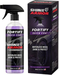 Fortify Quick Coat - 16oz Ceramic Waterless Detailer Spray | 3-in-1 Wash, Wax & Nano-Ceramic Coating | Mirror Shine, Zero Streaks, No Dust Residue | 6-12 Month Protection | Made in USA