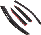 Outside Mount Window Vent Visors Rain Guards Compatible with Lexus RX300 1999-2003 | Side Window Wind Deflectors Rain Shields | Black Tinted, 4 Pcs Set, BGWV-475