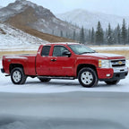 07-13 4pcs Window Visors for Chevrolet Silverado/GMC Sierra 1500 2500HD 3500HD Extended Cab Rain Guard Sun Vent Shade Wind Deflectors