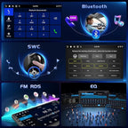 4+128GB Android 15 Car Stereo for 2011-2016 Nissan Juke Radio Wireless Carplay Andorid auto, 9 inch INCELL Touchscreen Stereo Upgrade GPS WiFi Bluetooth 5.0 FM/RDS EQ-32 SWC Backup Camera