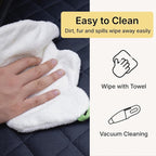 Car Back Seat Extender for Dogs, Semi-Hard Bottom Design, Fits Compact SUVs | Waterproof, Odorless Material, Upgraded Support