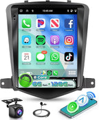 8Core 6G+128G Car Stereo for Chevy Cruze 2009-2015, Android 15 Radio with DSP 32-EQ,9.7Inch IPS Vertical Touch Screen,Wireless Carplay/Android Auto,GPS,WiFi,FM/RDS,SWC,Backup Camera