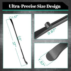 2 PCS Tire Mount and Demount Iron, 34645 Tire Iron, Tire Bars for Semi Tires, Tire Changing Tools, Semi Truck Tire Tools, 37In, 3/4 in, Black