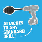 Ball Buster Wheel and Rim Speed Polisher - Wheel Cleaner Drill Attachment for Safe & Easy Cleaning Hard-to-Reach Areas on Cars, Trucks, SUVs, RVs, and Motorcycles