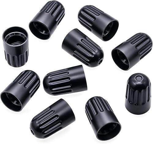 15PCS TPMS Tire Valve Long Stem Caps, Black Plastic Wheel Tire Valve Stem for TR20008 TPMS, Universal Long Stem Caps for Cars, SUV, Trucks, Bikes, Motorcycles, Bicycles