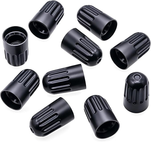 10PCS TPMS Tire Valve Long Stem Caps, Black Plastic Wheel Tire Valve Stem for TR20008 TPMS, Universal Long Stem Caps for Cars, SUV, Trucks, Bikes, Motorcycles, Bicycles