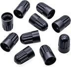 30PCS TPMS Tire Valve Long Stem Caps, Black Plastic Wheel Tire Valve Stem for TR20008 TPMS, Universal Long Stem Caps for Cars, SUV, Trucks, Bikes, Motorcycles, Bicycles