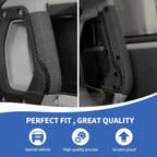 Center Console Dash Grab Handle Cover Trim Compatible with 2021-2024 Ford Bronco Interior Accessories, Carbon Fiber (Not for Bronco Sport)