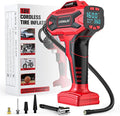Tire Inflator Air Compressor Compatible with Milwaukee 18V Battery, 160 PSI Cordless Portable Electric Air Pump 2026 Bigger LCD Digital Pressure Gauge for Car, Bike, Sport Ball (Tool Only)