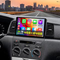 4+64GB Android 15 Car Stereo for Toyota Corolla EX 2005-2012 Wireless Carplay Android Auto, 9 Inch Incell Touch Screen Car Stereo with GPS, Backup Camera, Bluetooth, FM/RDS, EQ, WiFi, SWC