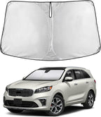Windshield Sunshade Compatible for Kia Sorento 2016-2018 2019 2020, Sun Visor for Front Windshield & Window Sun Shade Cover, UV Heat Blocker & Protector, Car Accessories