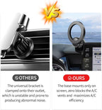 Car Phone Holder for Toyota Camry/ Hybrid 2021-2024 Accessories 9" Screen | Magsafe Magnetic Cell Phone Mount Clip Compatible with iPhone, 3D fit Stable Dashboard GPS Navigation Bracket Cradle Stand