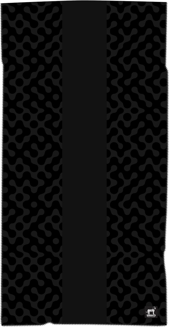 Prints Athletic Running Towel, Full-Sized, Car Seat Cover - Moisture Wicking (Midnight Mile)