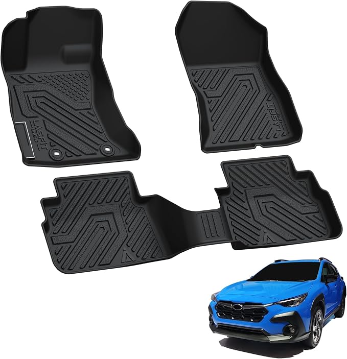 Floor Mats Fits for Subaru Crosstrek 2023-2018 & Impreza 2023-2017, All Weather TPE Custom Fit Easy Clean Durable Car Accessories for Crosstrek & Impreza Base/Limited/Premium/Sport Floor Liners