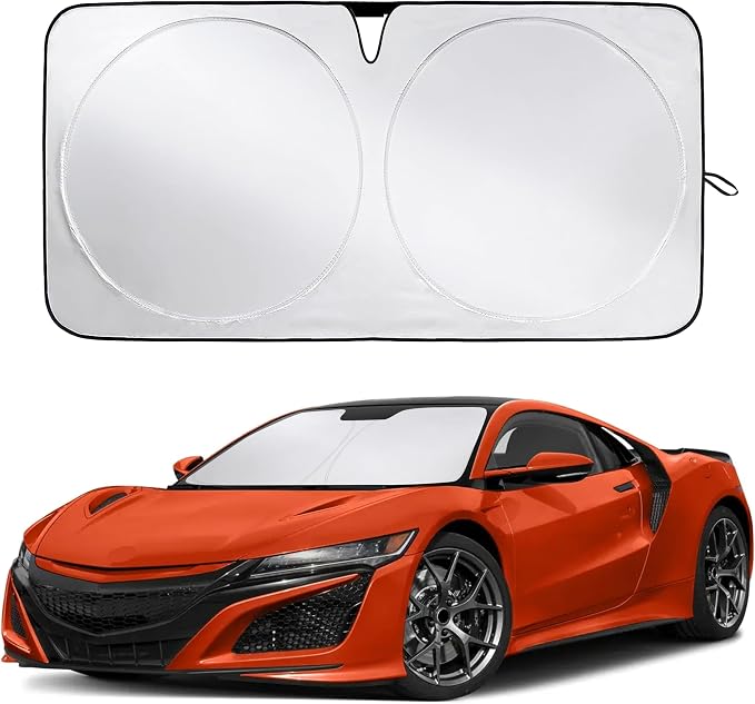 Windshield Sunshade for Acura NSX 2000-2020, 2021, 2022 Sun Visor for Front Window Sun Shade Cover, UV Blocker & Protector, Car Accessories