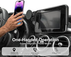 Car Phone Holder for Mercedes-Benz 2016-2019 GLC & 2015-2018 C-Class, 7-Inch Center Screen – Precision Fit, Strong Magnet, OEM-Style, No View Obstruction Phone Mount Compatible with MagSafe