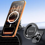 Latest Upgrade for MagSafe Car Mount [33+LBS Strong Suction & 2200gf Magnetic] Small Phone Holders for Your Car Dashboard, 360° Adjustable Car Phone Holder Mount for iPhone Garmin GPS
