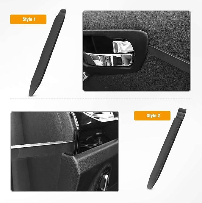 5 PCS Nylon Auto Trim Removal Tool Kit No-Scratch Removal Tool Kit for Car Clip Panel & Audio Dashboard Dismantle Black