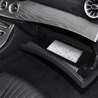 Premium Car Registration & Insurance Card Holder with Magnetic Shut, Vehicle Glove Box Car Organizer - For Documents, Cards, License (Floral A)