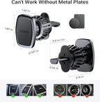 2 Pack Magnetic Phone Holder for Your Car Magnet for Phone Car Mount Vent 6 Military Magnets Vent Cell Phone Holder Mount for Car Plate Fit All, Gifts for Women Men, Car Accessories