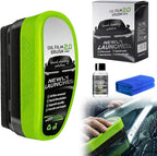 Glass Oil Film Remover, 2026 New Automotive Oil Film Cleaning Brush, Multifunctional Windshield Cleaner, Reusable Glass Oil Film Remover for Car Windows (1 Pack)