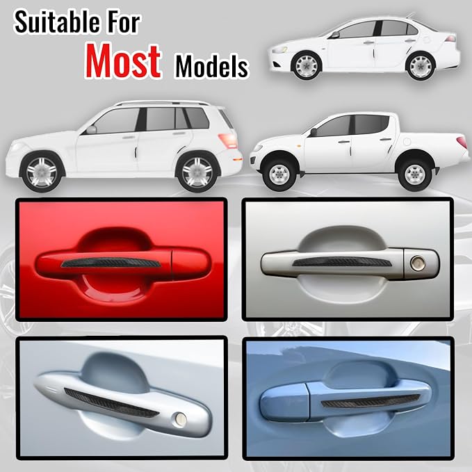 4Pcs Universal Car Door Edge Guards，Silicone Car Bumper Body Protector Trim Guard Auto Rearview Mirror Anti Collision Protector(Black)