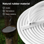 32Ft(10M) Universal Rubber U Shape Edge Trim Car Door Protector Edge Guards Rubber Seal Protector for Most Car Rucks SUV Installation, No Glue Required, White