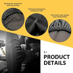 Car Steering Wheel Cover Sun Shade, 15.7" All-round Sun-proof and Anti-aging Protector for All Seasons, Thickened Waterproof Sunshade Cover, Universal for Most Car Truck SUV (Black)