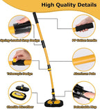47.64" Car Wash Brush Mop Kit Mitt Sponge with Long Handle Car Cleaning Supplies Kit Tools Car Washing Duster Exterior Scratch Free, Chenille Replacement Head Extension Pole