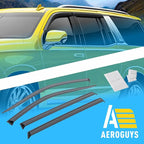 Extra Durable Window Deflectors Tape-On Window Visors Rain Guards Fit for Cadillac Escalade 2021-2026, Sun Visors, Wind Vent for Shades, Exterior Car Accessories - 4pcs. AG0195