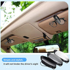 10 Pieces Auto Car Vehicle Sun Visor Clip Holder for Sunglasses Glasses Holder Hanger Eyeglasses Mount Ticket Card Clip Car Accessories(Black, Gray, Silver)