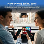 D7 2-in-1 Wireless CarPlay & Android Auto Mini Adapter, Alloy Shell, Compatible with 2016+ Factory-installed Wired CarPlay/Android Auto Vehicle, Plug & Play Car Play Dongle for iPhone & AndroidPhone