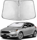 Windshield Sunshade Compatible for Ford Focus 2012-2016 2017 2018, Sun Visor for Front Windshield & Window Sun Shade Cover, UV Heat Blocker & Protector, Car Accessories