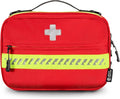 Premium First Aid Kit, 219 Pcs Fully Stocked, Organized Emergency Medical Kit with Zip Stitch Wound Closure, Ideal for Car, Travel, Hiking, Home, Businesses, HSA/FSA Approved (Large)