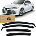 in Channel Window Rain Guards for Toyota Camry 2018 2019 2020 2021 2022 2023 2024 Vent Window Visors, Window Deflectors-4PCS