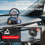 Kwak’s Solar-Powered Rotating Car Aromatherapy Auto-Spinning Ornament with Refillable Scent Pad, Subtle Ocean Fragrance, Ideal Gift for Men Women Dad Husband for Dashboard (Red-1)