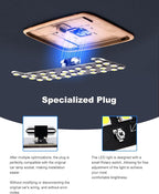 LED Light,Interior Dome Lighting Upgraded Accessory,6000K Pure White Light,Brightness Can Adjust,For Toyota Tacoma(3rd Gen,2016-2023),FJ Cruiser,4Runner,Rav4,Camry,Corolla,Highlander,Prius