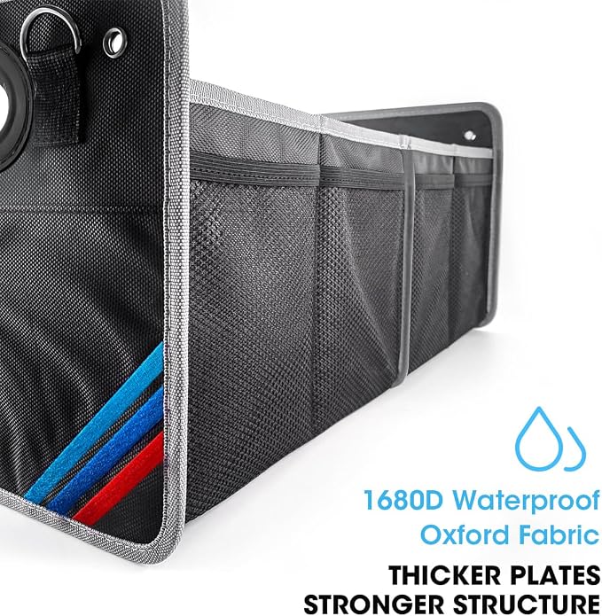 Car Trunk Organizer, Waterproof Collapsible Portable Multipurpose Storage Box, Tool Grocery bag organizer, Organizer For X1 X3 X5 E30 Suv Garage Home