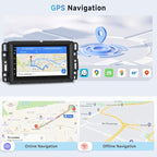Car Radio for Chevrolet Chevy Silverado Impala Tahoe GMC Sierra Yukon [2+64G],Android 15 Wireless CarPlay/Android Auto Touch Screen,7 Inches IPS Screen for Chevy Silverado 07-14 Car Stereo