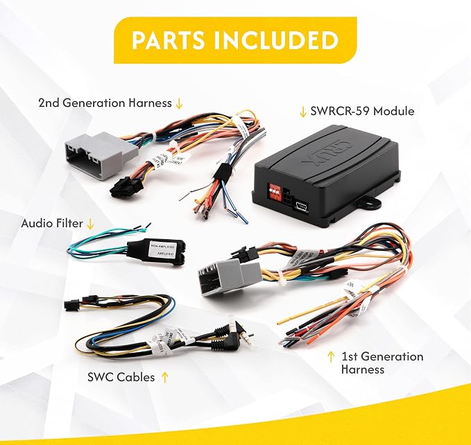 SWRCR-59 Install an Aftermarket Radio in Select 2004-2013 Chrysler, Dodge & Jeep Vehicles and Retain Steering Wheel Controls