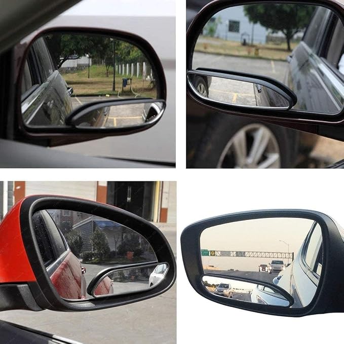 2pcs Side Mirror Blindspot, Blind Spot Mirror, 360 Degree Rotating, Wide Angle Convex Rearview for Car Truck SUV RV and Van