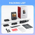 VIOFO Dash Cam A119 V3 2K 2560x1440P Quad HD+ 60FPS Front Car Dash Camera, 5MP STARVIS Sensor, 140-Degree Wide Angle, GPS Included, Buffered Parking Mode, True HDR, Motion Detection, Time Lapse