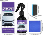 Glass Anti Fog Spray for Car Windshield, with Fast Defogging Formula, 100ml, Glass Cleaner Spray, Truck Interior Cleaner, Long-Lasting Protection,for Window Goggles Mirror Windshield Automotive