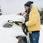 Ice Scrapers for Car Windshield, 2 Pack 27'' Snow Removal Brush for SUV and Truck Window, Automotive Winter Accessories