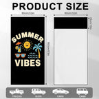2 Pack Car Towels Seat Cover with Storage Bag, Multifunctional Microfiber Towel for Gym Outdoor Sport Running,Picnic, Beach, Pet Dog Travel,Fits Car SUV Truck (Summer Vibes)