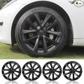 Model 3 Wheel Cover for Tesla Hubcaps 18 inch Wheel Cover 4PCS Model 3 (2017-2023) Hubcaps Wheel Rim Cover Full Rim Car Accessories