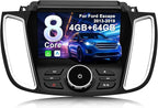 8Core 4G+64G Car Radio for Ford Escape 2013-2019: CarPlay Android Auto | Upgrade Android 15 9" Touchscreen Stereo, BT, WiFi 6, GPS, AM, FM, RDS, 36EQ, SWC, 1080P Backup Camera