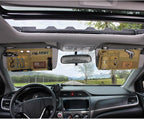 WYNEX Car Sun Visor Organizer with MOLLE Panel | Universal Car Storage Pouch, Compatible Sedan, Suvs, and Vans | for Small Tools, Glasses & Documents
