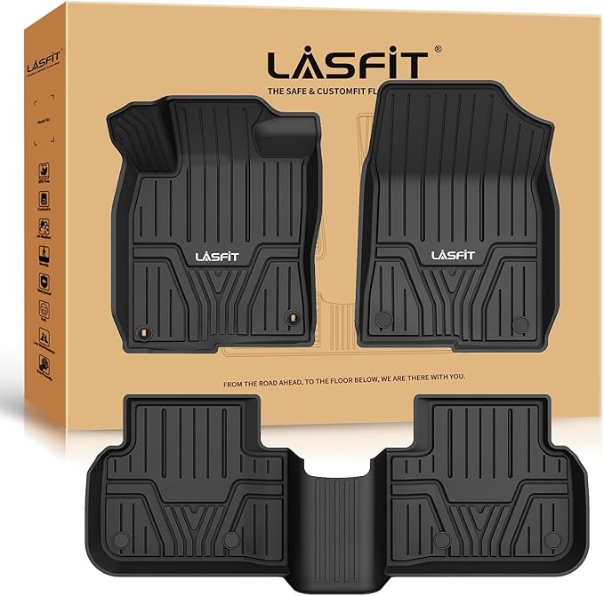 Floor Mats for Honda Civic 2022-2025 2026 Sedan Hatchback Si (Include Sport), with&w/o USB Port | for Acura Integra 2023-2026, All Weather Car Floor Liners, 1st & 2nd Row, Black