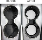 Car Cup Coaster, 4PCS Universal Non-Slip Cup Holders Embedded in Ornaments Coaster, Car Interior Accessories, White
